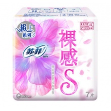 苏菲7片裸感S日用23cm卫生巾*36包/件