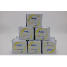 ABC日用超薄棉卫生巾18片KU13**12包/件