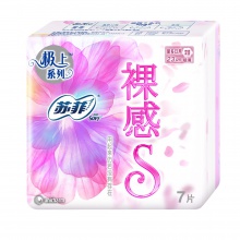 苏菲7片裸感S日用23cm卫生巾*36包/件